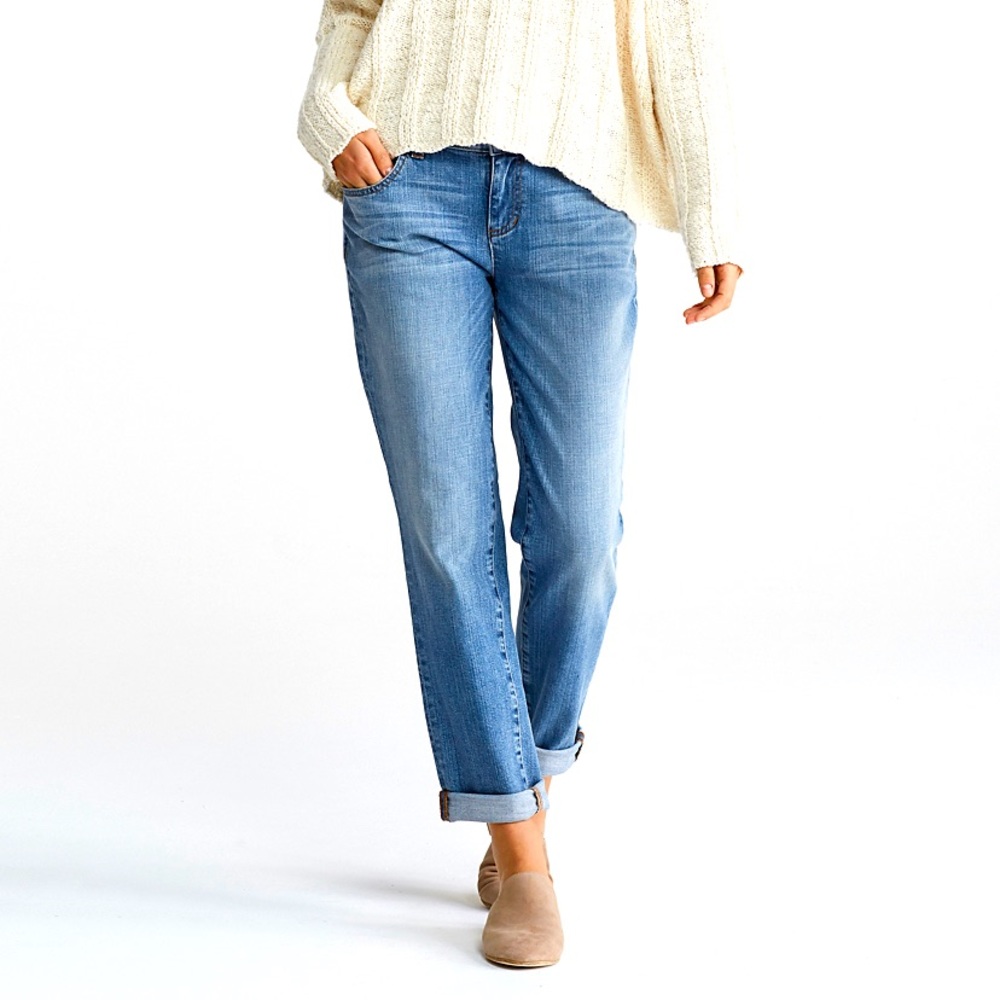 Eileen Fisher Organic Cotton Boyfriend Jean 10